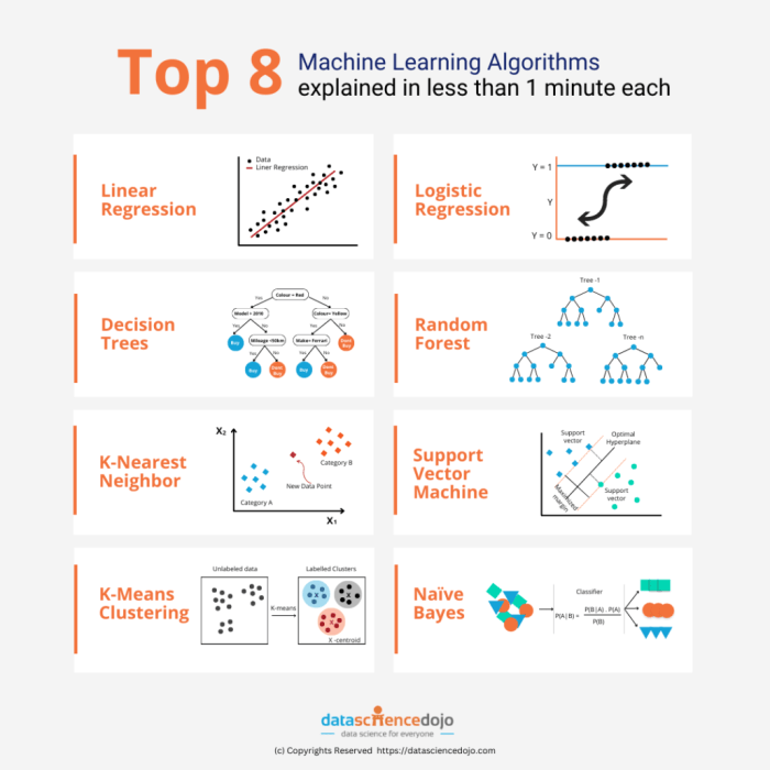 Top 8 Machine Learning algorithms explained